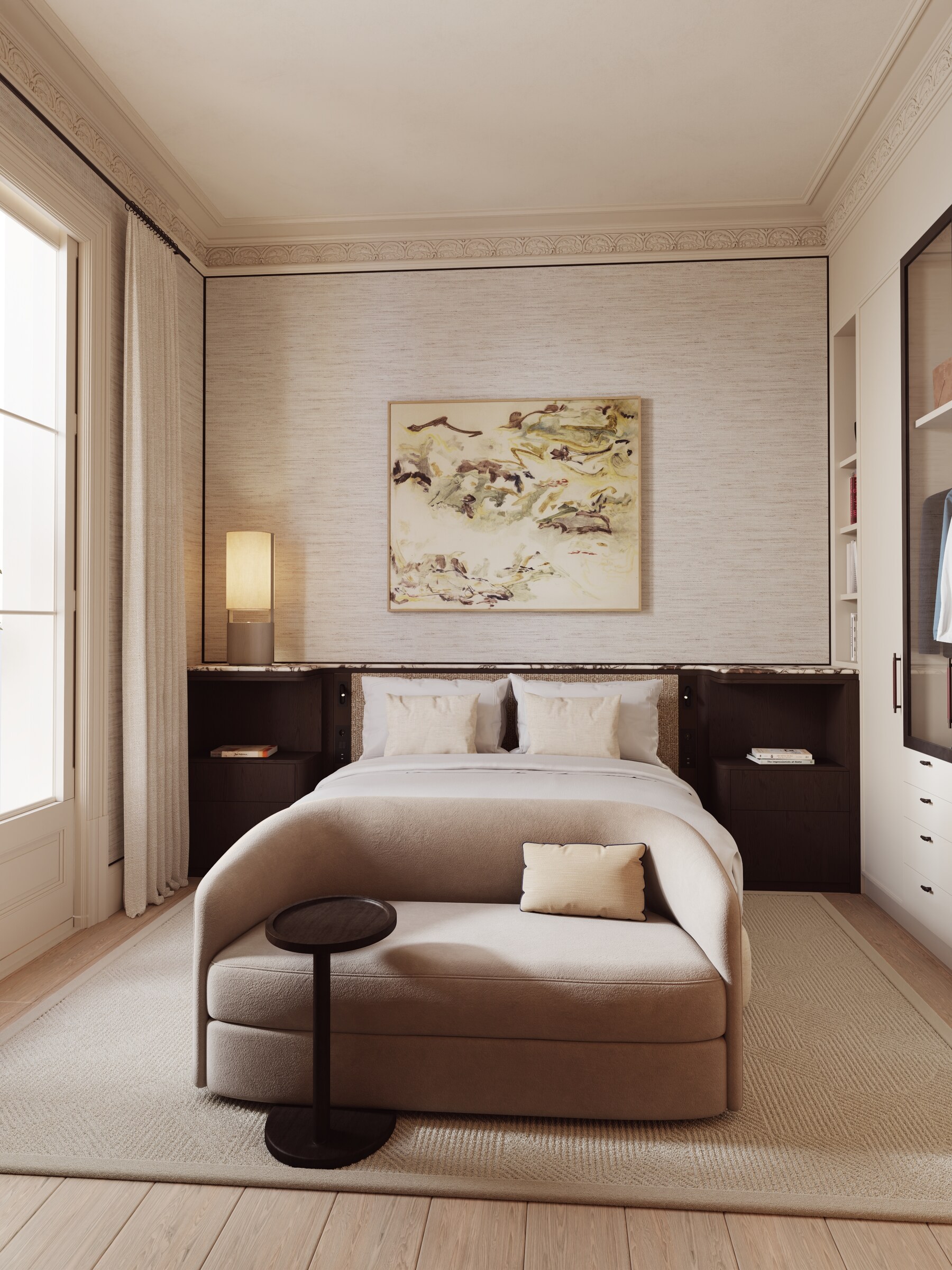 Residencia La Rambla — master bedroom