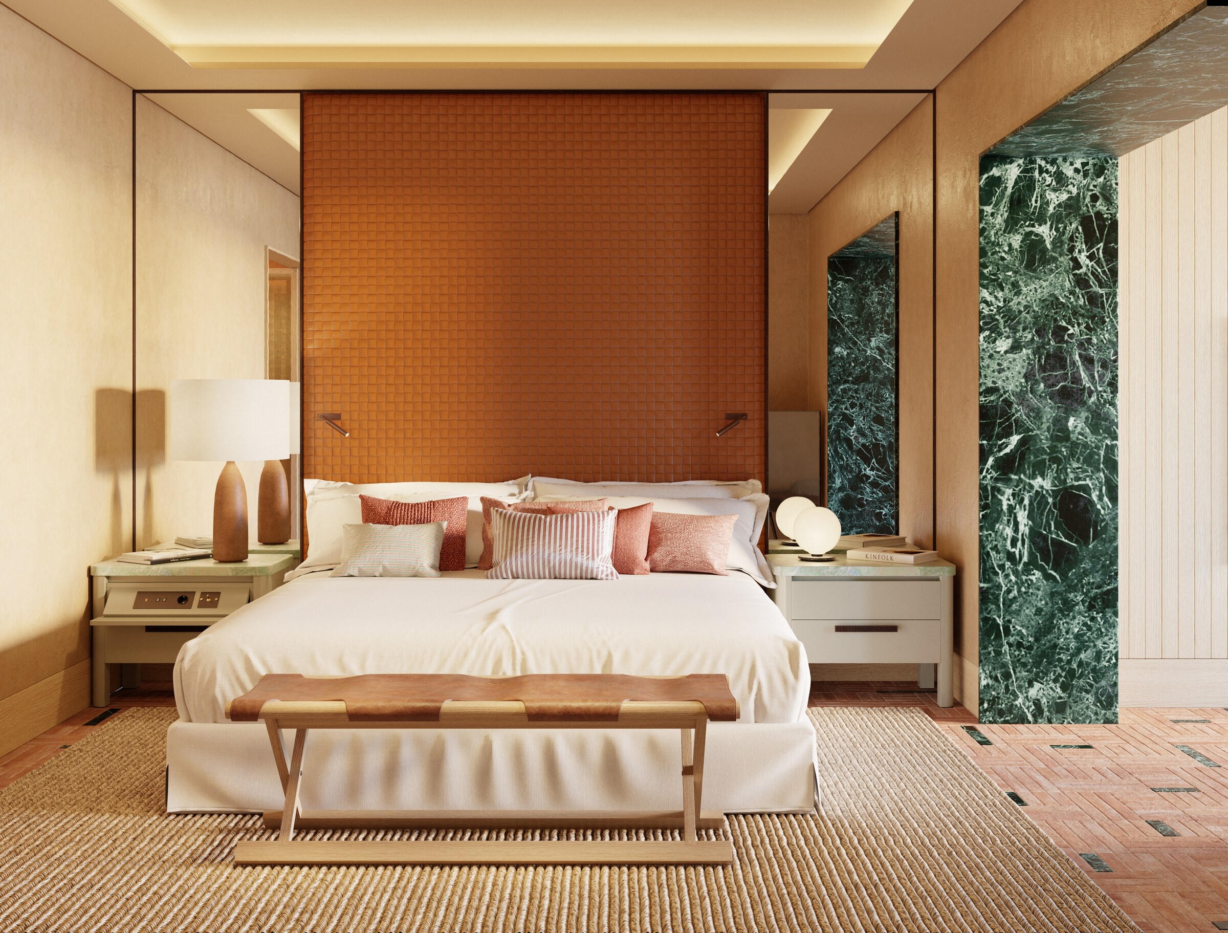 Archive — leather headboard suite