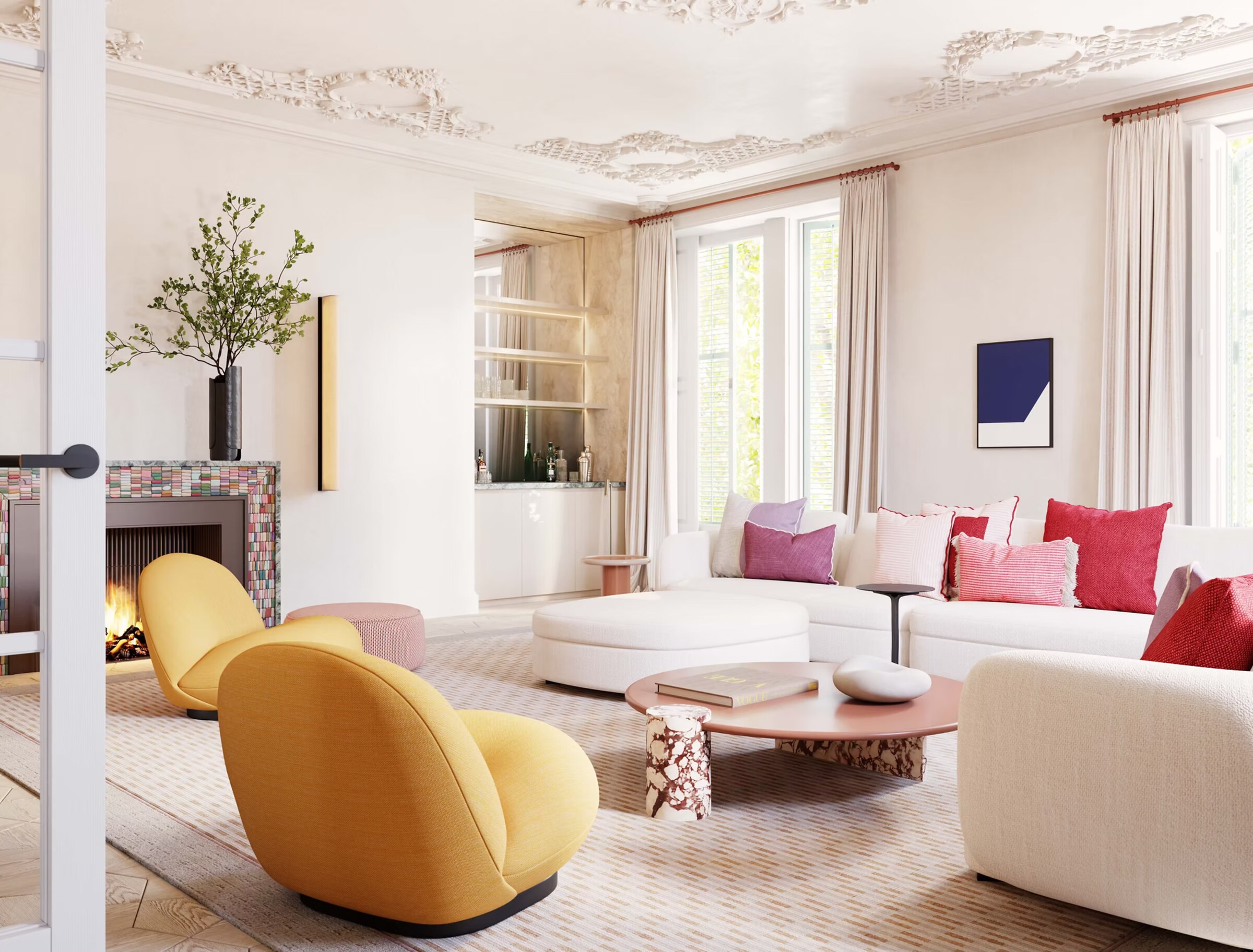 Residencia La Rambla — living room